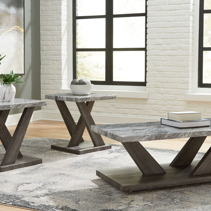 Bensonale - Occasional Table Set (Set of 3) - Brown / Gray