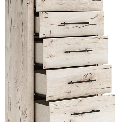 Lawroy - Five Drawer Chest - Light Natural