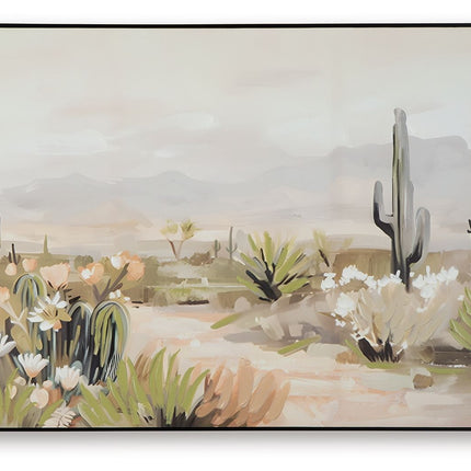 Sidworth - Wall Art - Green / Beige / Gray