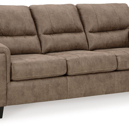 Navi - 3 Pc. - Sofa, Loveseat, Rocker Recliner - Fossil