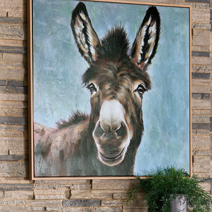 Landerton - Wall Art - Brown / Blue / White