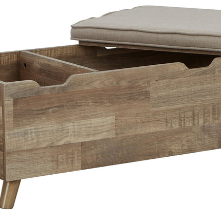 Gerdanet - Storage Bench - Beige