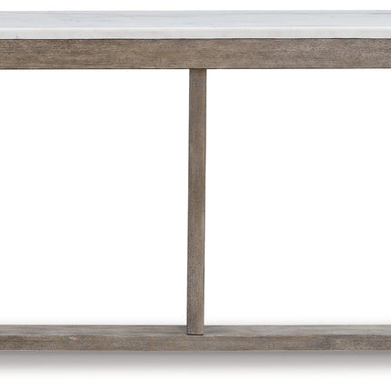 Loyaska - Sofa Table - Brown / Ivory