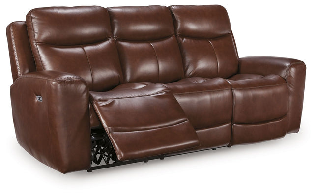 Bexhurst - 2 Pc. - Power Reclining Sofa And Loveseat - Mahogany