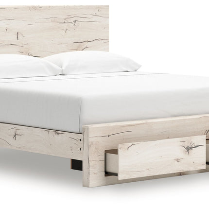 Lawroy - Panel Bed With Storage