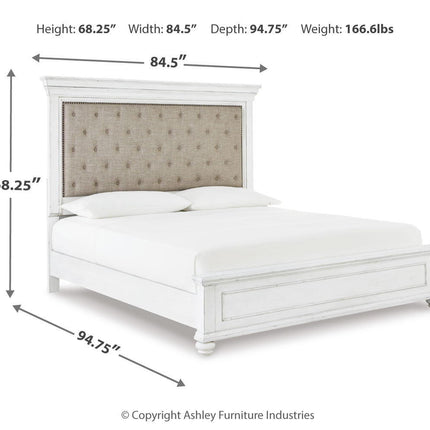 Kanwyn - Upholstered Panel Bed