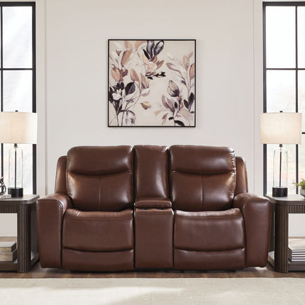 Next Move - Power Reclining Loveseat With Console / Adjustable Headrest