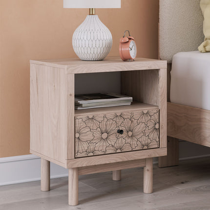 Arloster - One Drawer Night Stand - Tan