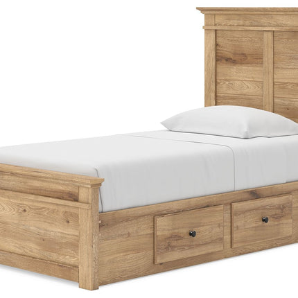 Makidern - Panel Storage Bed