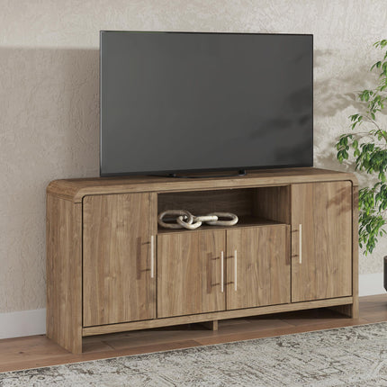 Dovander - Extra Large TV Stand - Brown