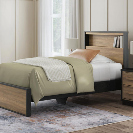 Kozmour - Bookcase Complete Bed Frame