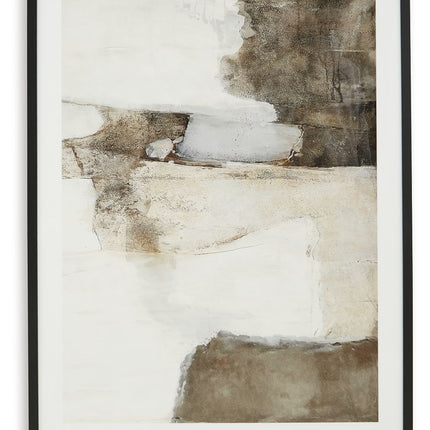 Aldricton - Wall Art - Brown / White