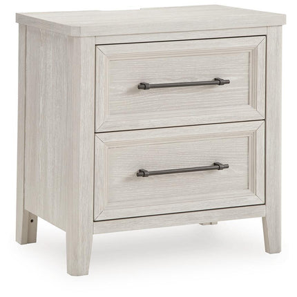 Darbonton - Two Drawer Night Stand - Dove White