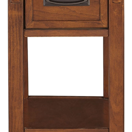 Breegin - Chair Side End Table - 1 Drawer - Brown