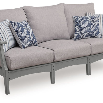 Cove Beach - Sofa With Cushion - Gray