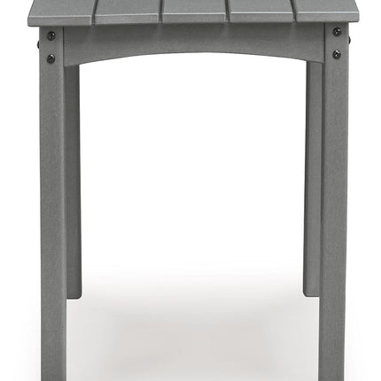 Cove Beach - Square End Table - Gray