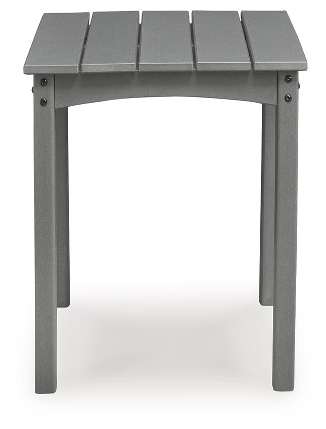 Cove Beach - Square End Table - Gray