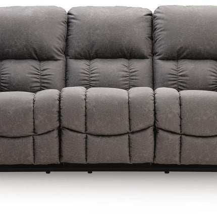 Bakerstein - Power Reclining Sofa With Adjustable Headrest - Galaxy
