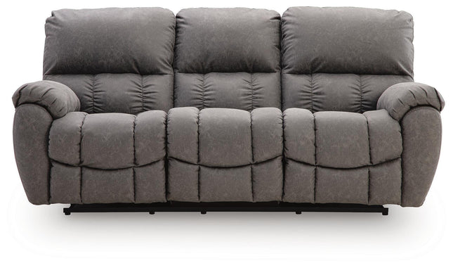 Bakerstein - Power Reclining Sofa With Adjustable Headrest - Galaxy