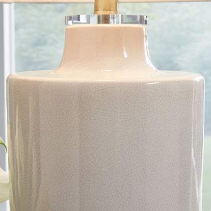 Cylener - Ceramic Table Lamp - Off White
