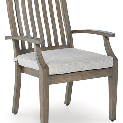 Rainier Ranch - Arm Chair With Cushion (Set of 2) - Brown / Beige