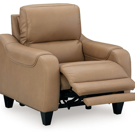 Mosswell - Power Recliner With Adj Headrest - Toffee