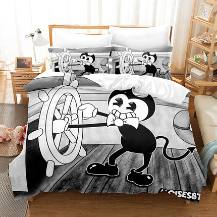 Bendy and the ink machine Bedding Set Quilt Cover