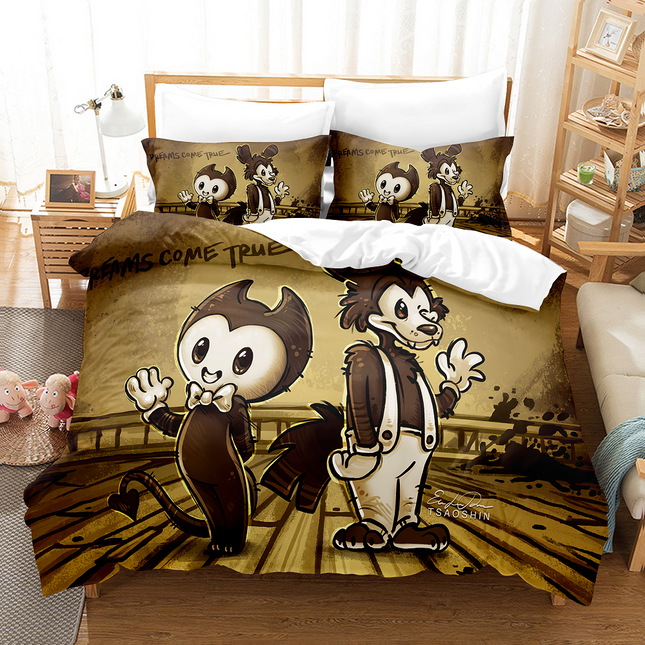 Bendy and the ink machine Bedding Set Quilt Cover