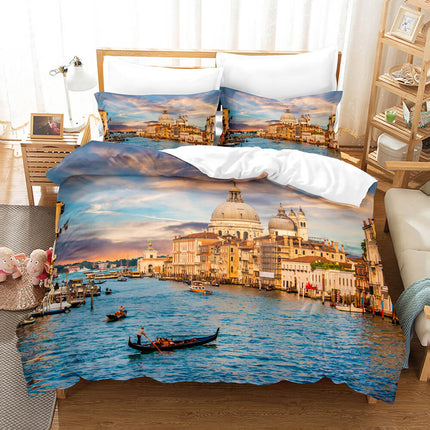 Coastal Beach Theme Bedding Sets Quilt Cover Without Filler