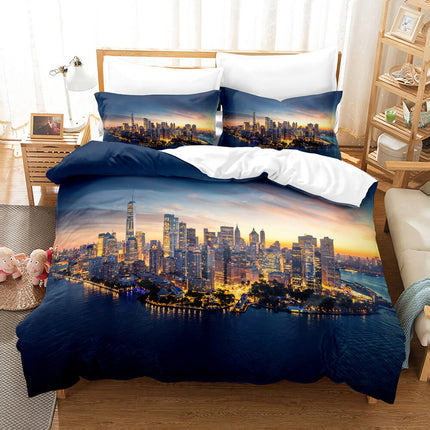 Coastal Beach Theme Bedding Sets Quilt Cover Without Filler