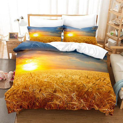 Coastal Beach Theme Bedding Sets Quilt Cover Without Filler