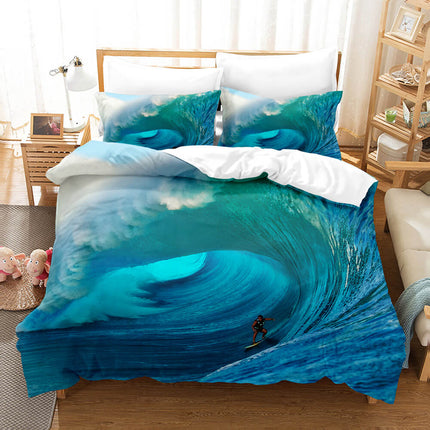Coastal Beach Theme Bedding Sets Quilt Cover Without Filler