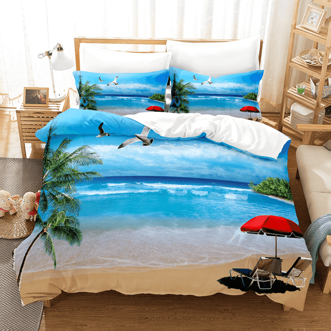 Ocean Bedding Set Quilt Cover Set Without Filler