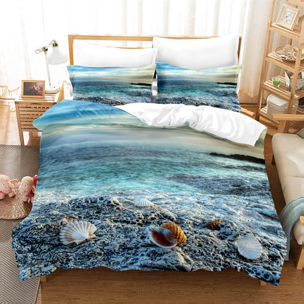 Ocean Bedding Set Quilt Cover Set Without Filler