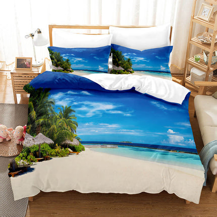 Ocean Bedding Set Quilt Cover Set Without Filler