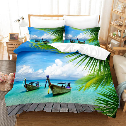 Ocean Bedding Set Quilt Cover Set Without Filler