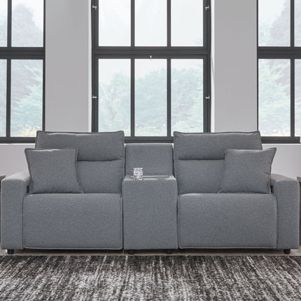 Modmax II - Reclining Sectional - Salt And Pepper