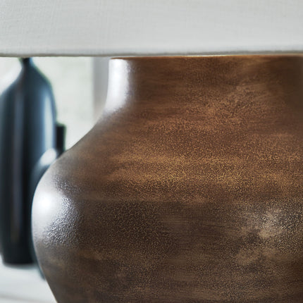 Whitham - Metal Table Lamp - Antique Copper Finish