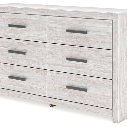 Cayboni - Six Drawer Dresser - Whitewash