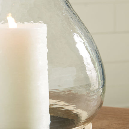 Adalisen - Candle Holder - Clear / Brown