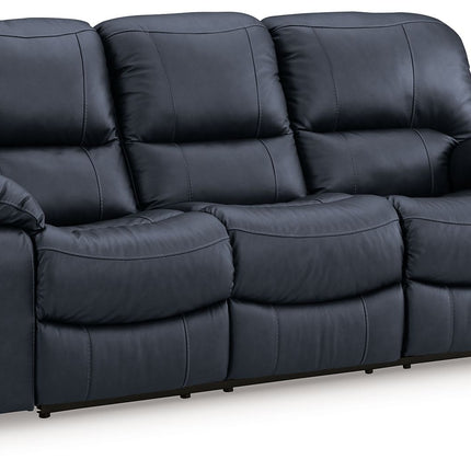 Leesworth - 3 Pc. - Power Reclining Sofa, Power Reclining Loveseat, Power Rocker Recliner - Ocean
