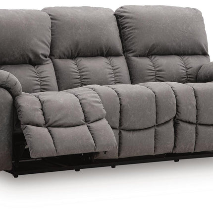 Bakerstein - Power Reclining Sofa With Adjustable Headrest - Galaxy