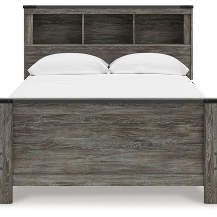 Frandern - Bookcase Panel Bed
