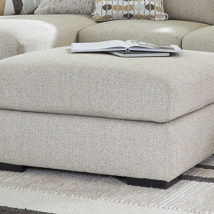 LaureLGrove - Oversized Accent Ottoman - Pebble