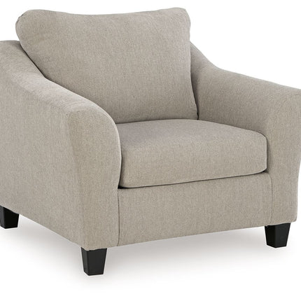 Willarae - 2 Pc. - Chair And A Half, Ottoman - Taupe