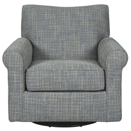 Renley - Swivel Glider Accent Chair - Ash