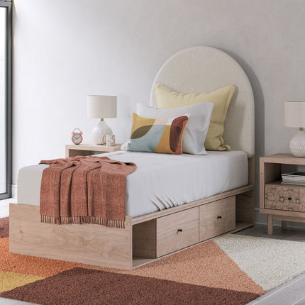 Arloster - Upholstered Panel Bed