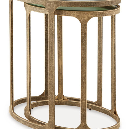 Irmaleigh - Accent Table Set (Set of 2) - Antique Black