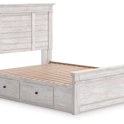 Makidern - Panel Storage Bed