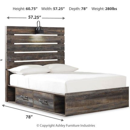 Drystan - Panel Bed